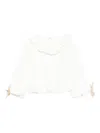 Miss Grant Frill-collar Blouse In White