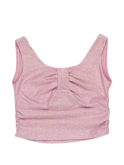 Miss Grant Babies' Gathered Girls Top In Pink