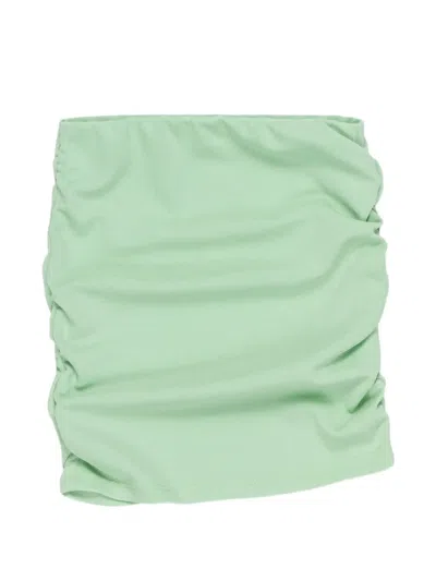 Miss Grant Kids' Gathered Skirt In Green