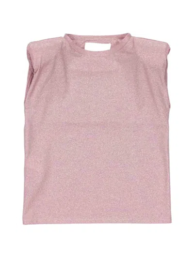 Miss Grant Kids' Glitter-effect T-shirt In Pink