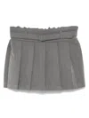 Miss Grant Pleated Skirt In Gray