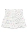 Miss Grant Floral-print Mini Skirt In White