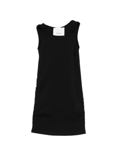 Miss Grant Kids' Knot-detail Dress In Multi