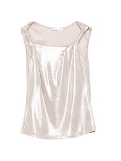 Miss Grant Kids' Knotted Top In Pink