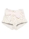 Miss Grant Leopard-print Bow Shorts In Neutral