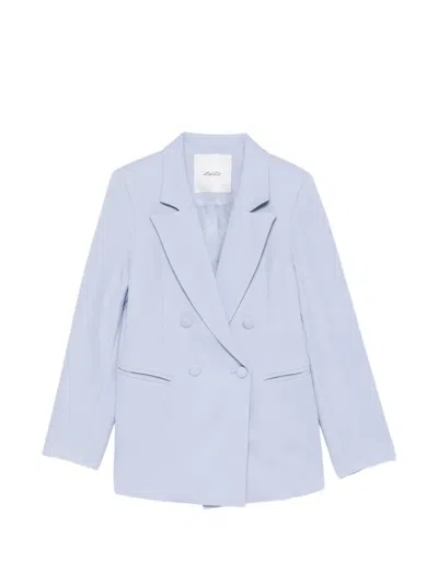 Miss Grant Lulu Double-breasted Blazer In Blue