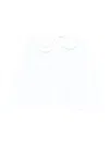 Miss Grant Peter Pan Collar Ruffled Blouse In White