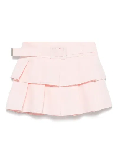 Miss Grant Kids' Pleat-detail Skorts In Pink