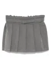 Miss Grant Pleated Skirt In 灰色