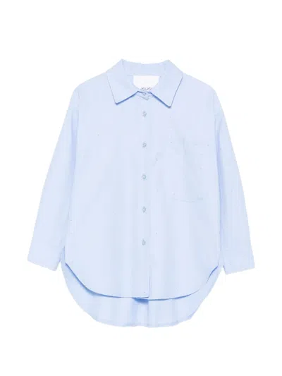 Miss Grant Kids' Pocket Buttoned Shirt In Blue