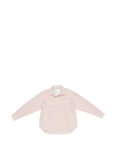Miss Grant Pocket Striped Top In Pink