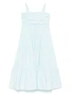 Miss Grant Poplin Midi Dress In Green
