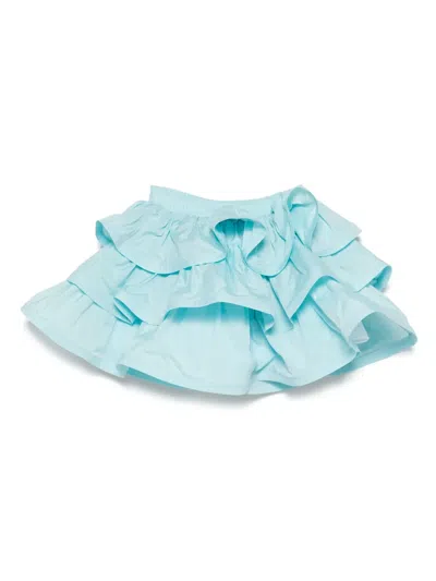 Miss Grant Kids' Ruffle Skirt In Blue