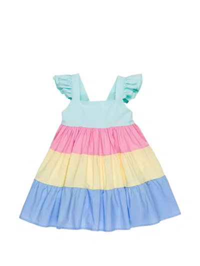 Miss Grant Babies' Ruffled Dress In Multi