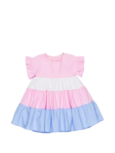 Miss Grant Babies' Ruffled Dress In Pink