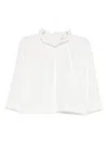 Miss Grant Ruffled Top In White