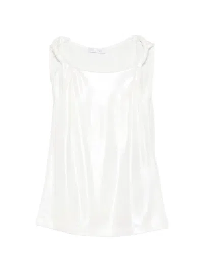 Miss Grant Kids' Ruffled Top In White
