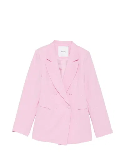 Miss Grant Kids' Sequin-embellished Blazer In Pink