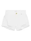 Miss Grant Distressed Shorts In White
