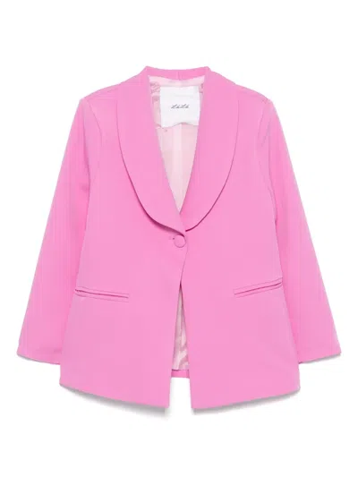 Miss Grant Kids' Single-breasted Blazer In Pink