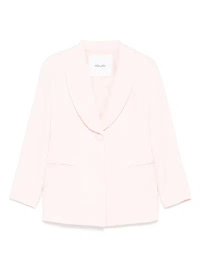 Miss Grant Kids' Single-breasted Blazer In Pink