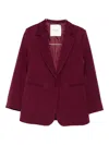 Miss Grant Single-breasted Blazer In Red