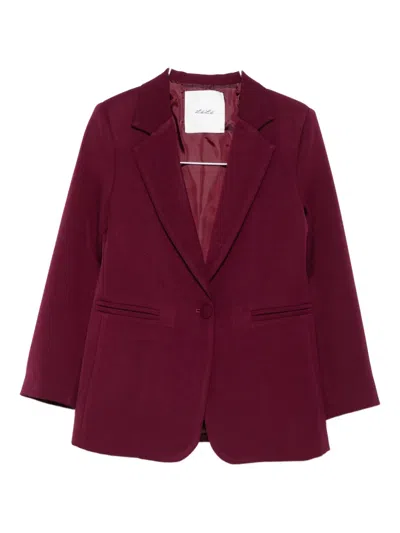 Miss Grant Kids' Single-breasted Blazer In Red