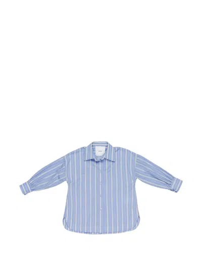 Miss Grant Kids' Striped Shirt In Blue