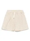 Miss Grant Striped Shorts In Neutrals