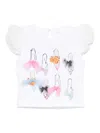 Miss Grant Bow-detailed T-shirt In White