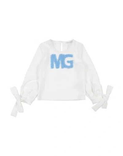 Miss Grant Babies'  Toddler Girl Sweatshirt Ivory Size 6 Polyester, Elastane In White