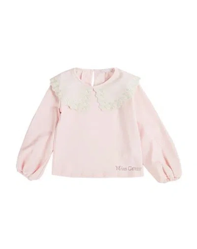 Miss Grant Babies'  Toddler Girl Sweatshirt Pink Size 5 Polyester, Elastane
