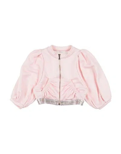 Miss Grant Babies'  Toddler Girl Sweatshirt Pink Size 6 Polyester, Cotton