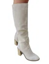 Miss Jes Women's Out And About Knee High Boots In Beige In Beige