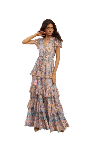 Miss June Anakarina Long Dress In Purple