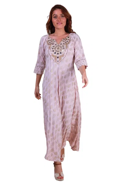 Miss June Andrea Long Dress In Purple