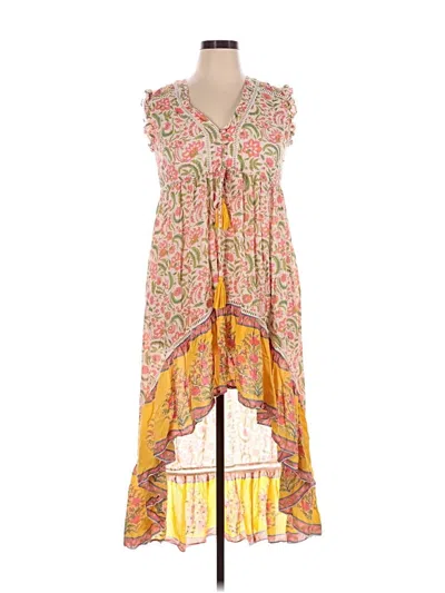 Pre-owned Miss June Casual Dress In Yellow