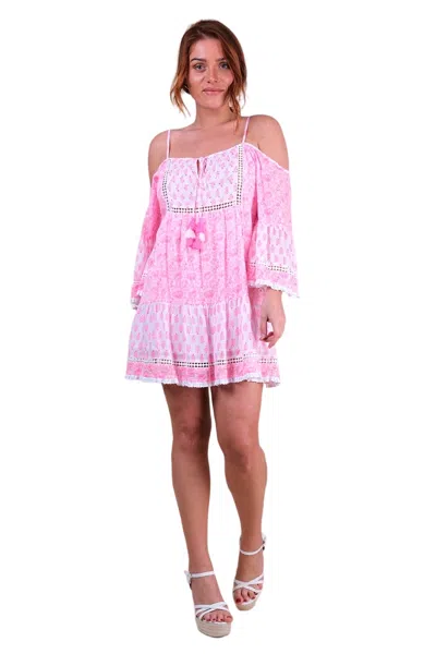 Miss June Celya Short Dress In Pink