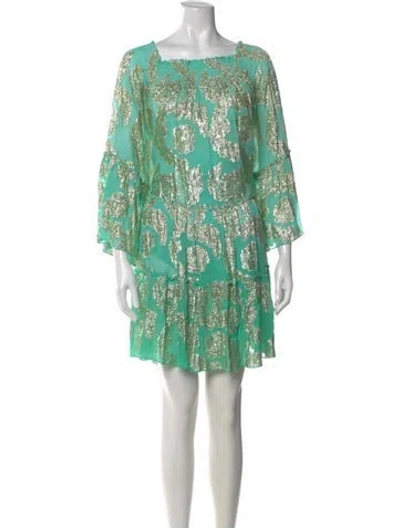 Pre-owned Miss June Floral Print Mini Dress