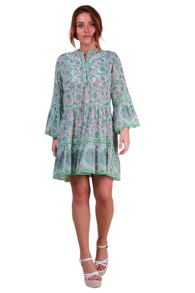 Miss June Helena Short Dress In Blue