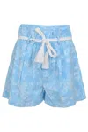 Miss June Ilaria Belt Short Blue