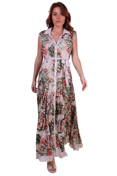Miss June Jimena Long Dress In Multi