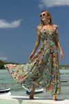 Miss June Kaleidoscope Dress In Multi