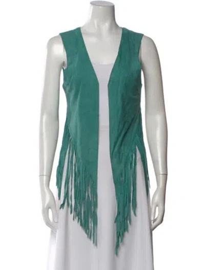 Pre-owned Miss June Leather In Green