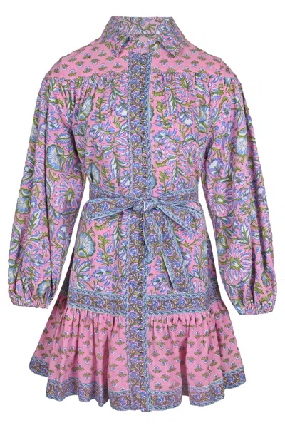 Miss June Lorena Short Dress Pink