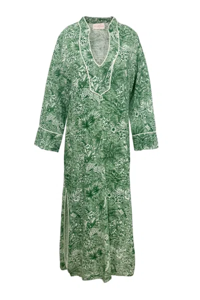 Miss June Lulu Long Dress In Green