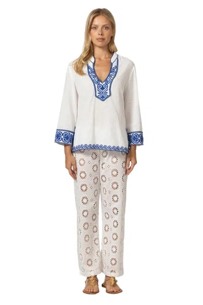 Miss June Meira Blouse In White