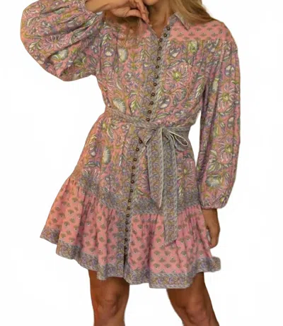 Miss June Paris Lorena Mini Dress In Pink