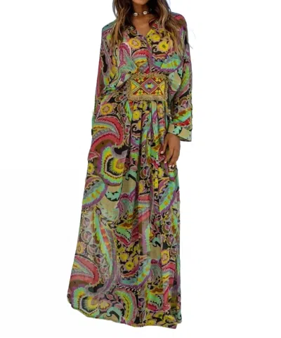Miss June Paris Xenia Dress In Multicolor