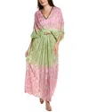 Miss June Pleated Caftan Dress